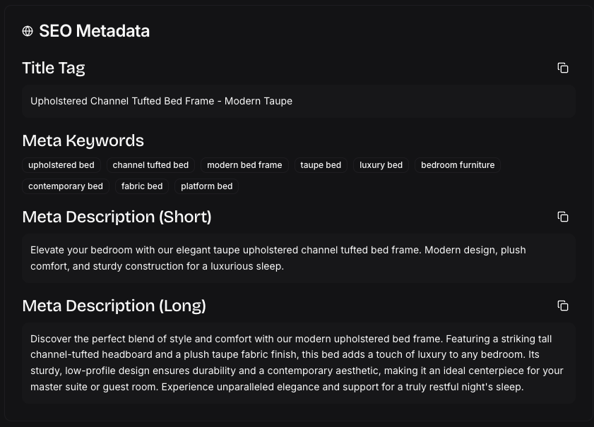 SEO Metadata